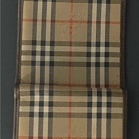 Burberry nova check Beige and Brown Plaid Wallet - Picture 5 of 8
